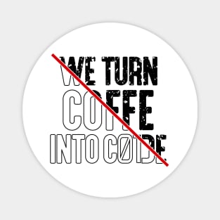 Coffe and coding Magnet